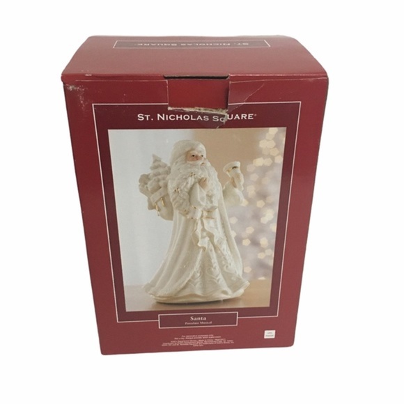SantaClaus Xmas Porcelain Musical 8” - Picture 2 of 6